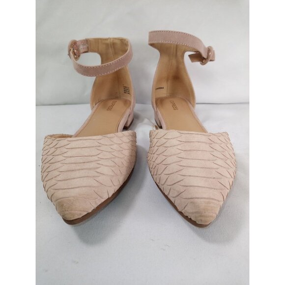 Express Women's Pink Flats with Pointed Toe Size 7 - Picture 3 of 10